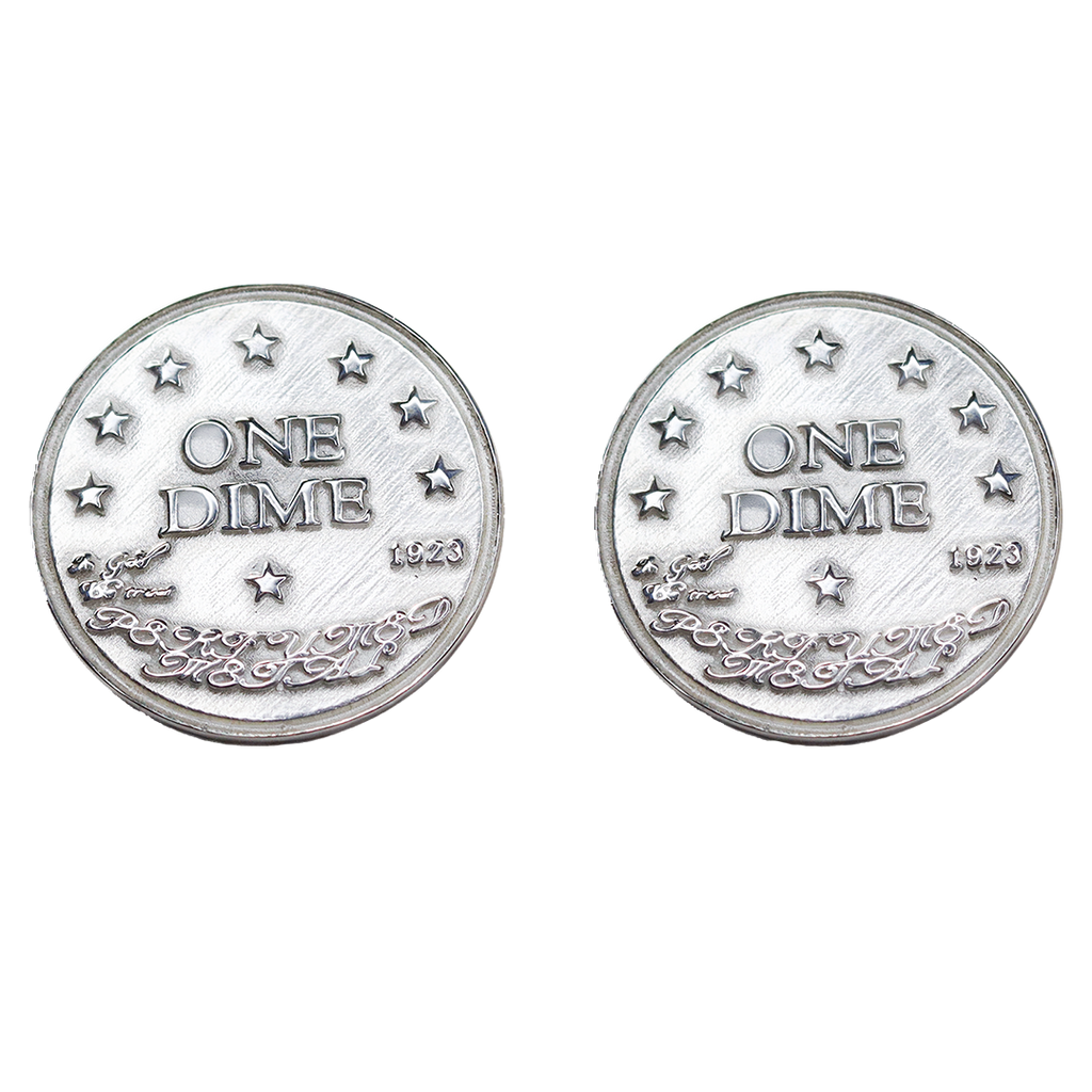 Dime Stud Earrings