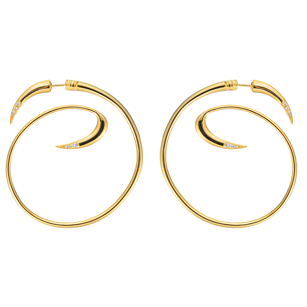 Go Go Hoops Large Gold
