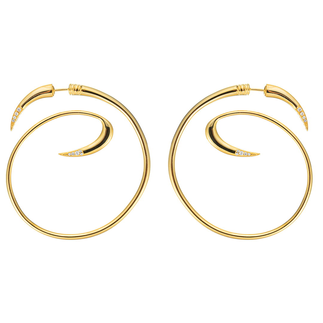 Go Go Hoops Large Gold