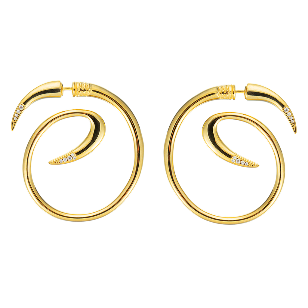 Go Go Hoops Medium Gold