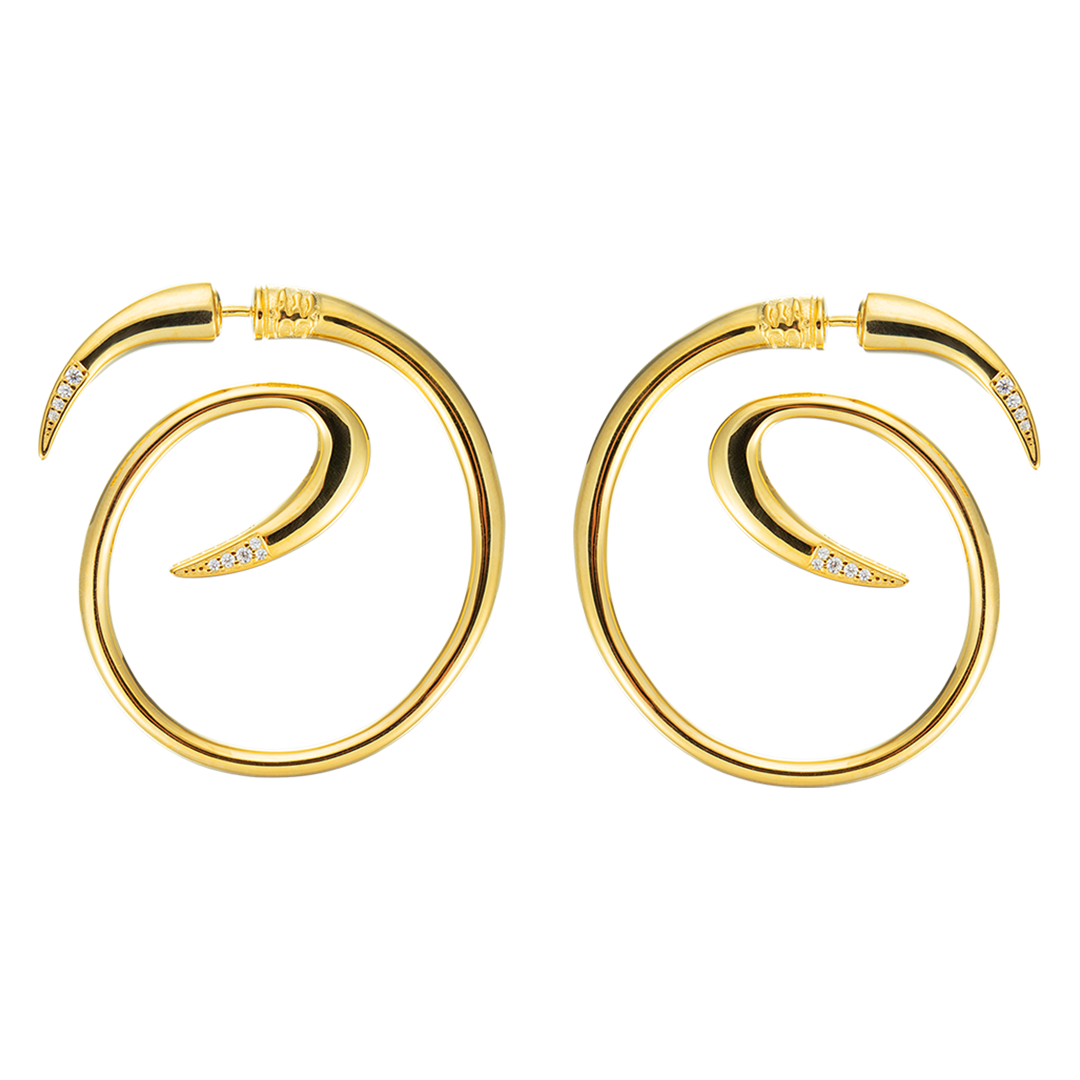 Go Go Hoops Medium Gold