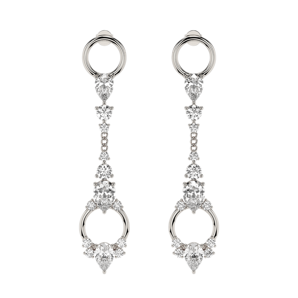 Hollywood Crystal Chandelier Earrings