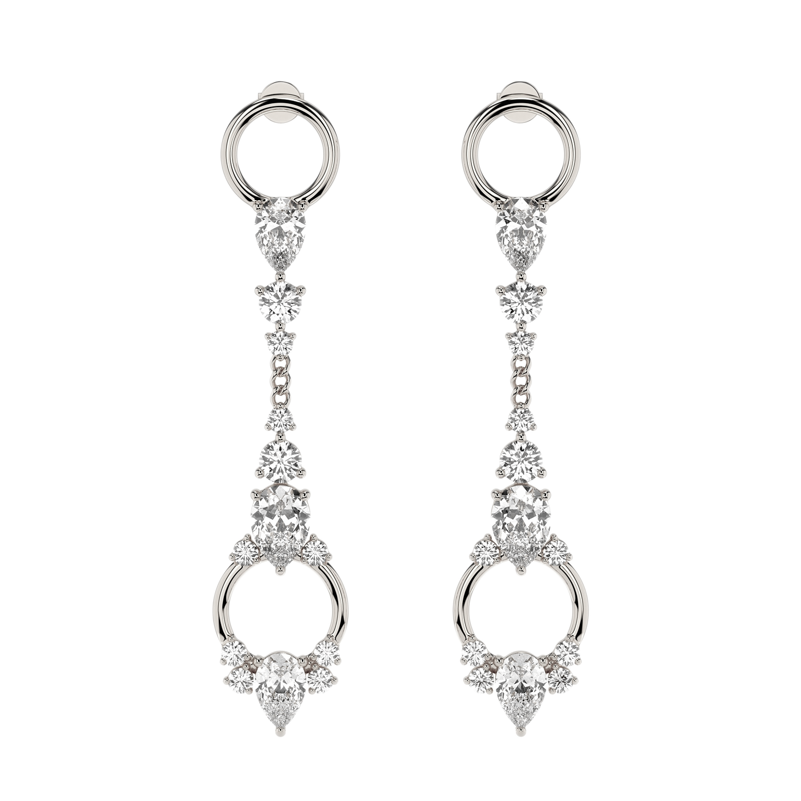 Hollywood Crystal Chandelier Earrings