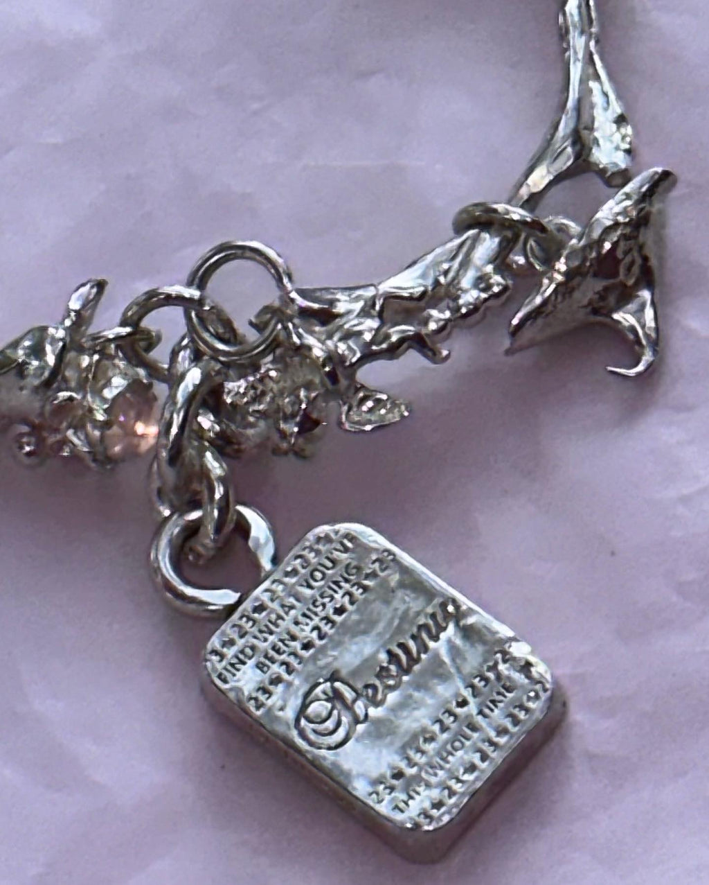 Destiny tablet charm bracelet