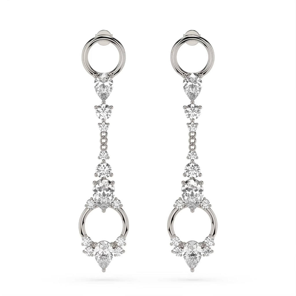 Hollywood Crystal Chandelier Earrings
