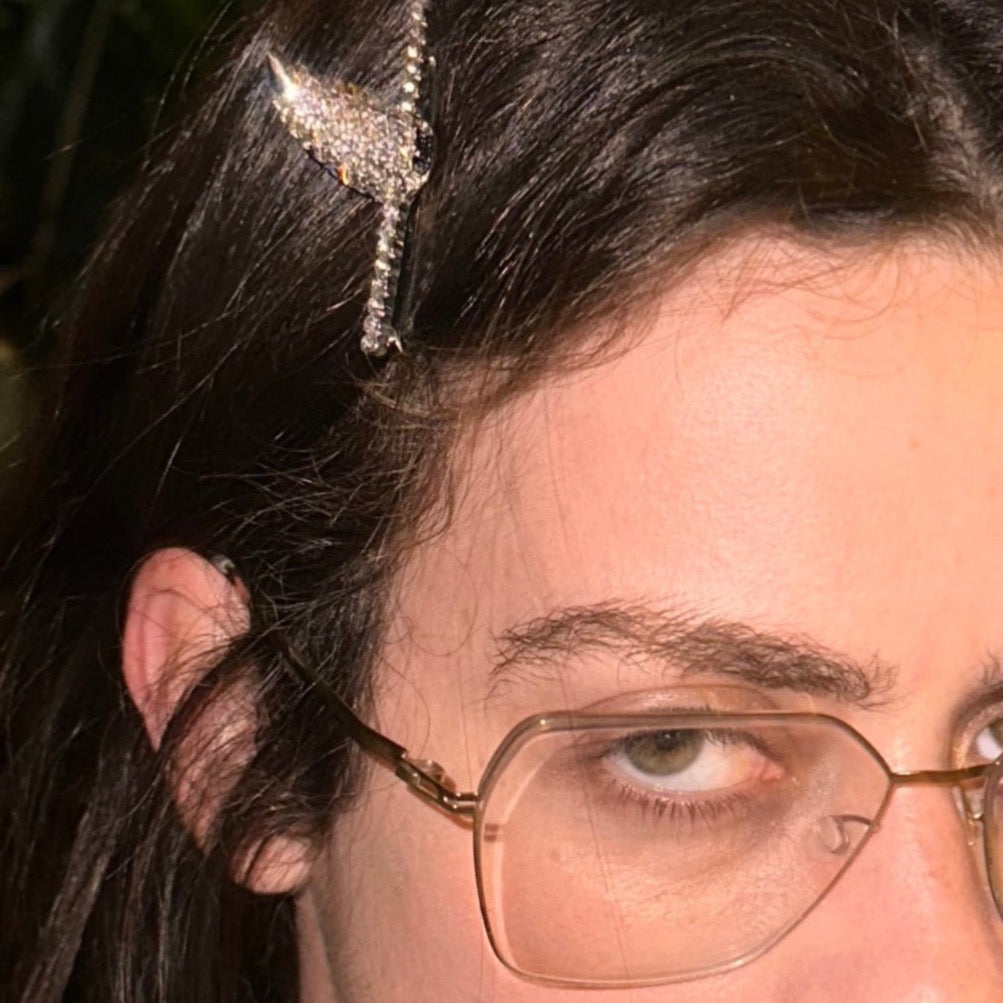 Pavé thorn hair pins